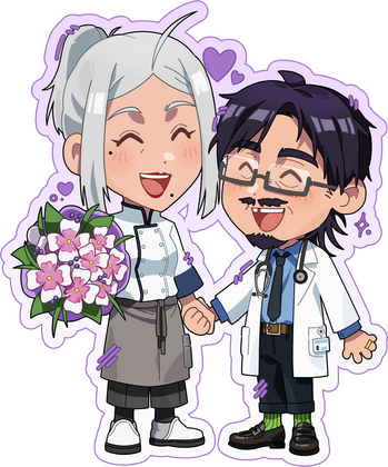 Chibi Sara and Kenji