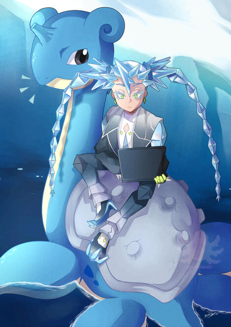 Ice Miku and Lapras