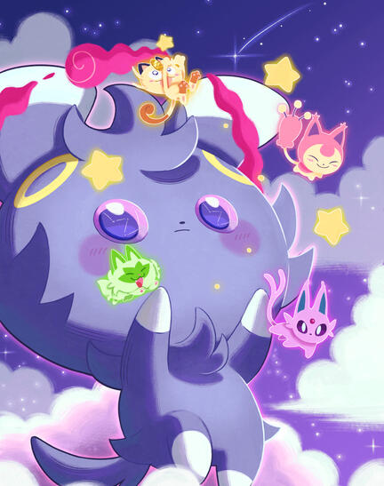 Espurr Starry Night
