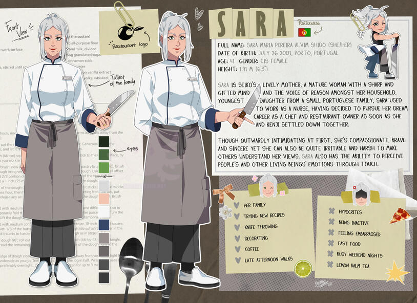 Sara Reference Sheet